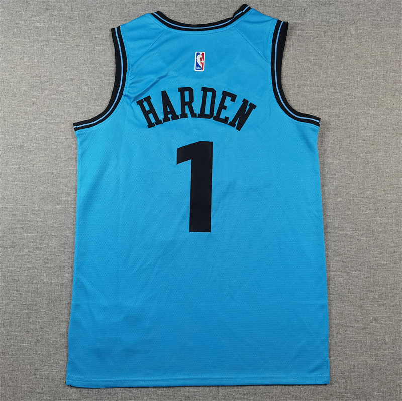 Men Los Angeles Clippers #1 Harden blue 2024 2025 NBA jersey